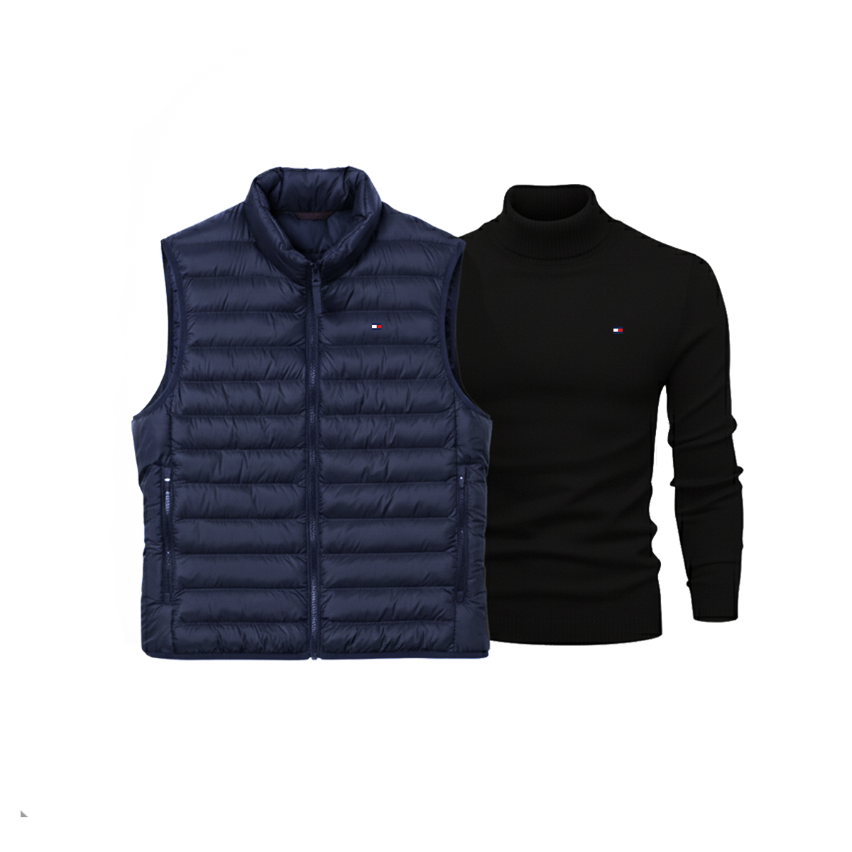 Gilet + Maglione a Collo Alto Gratuito (SVENDITA)