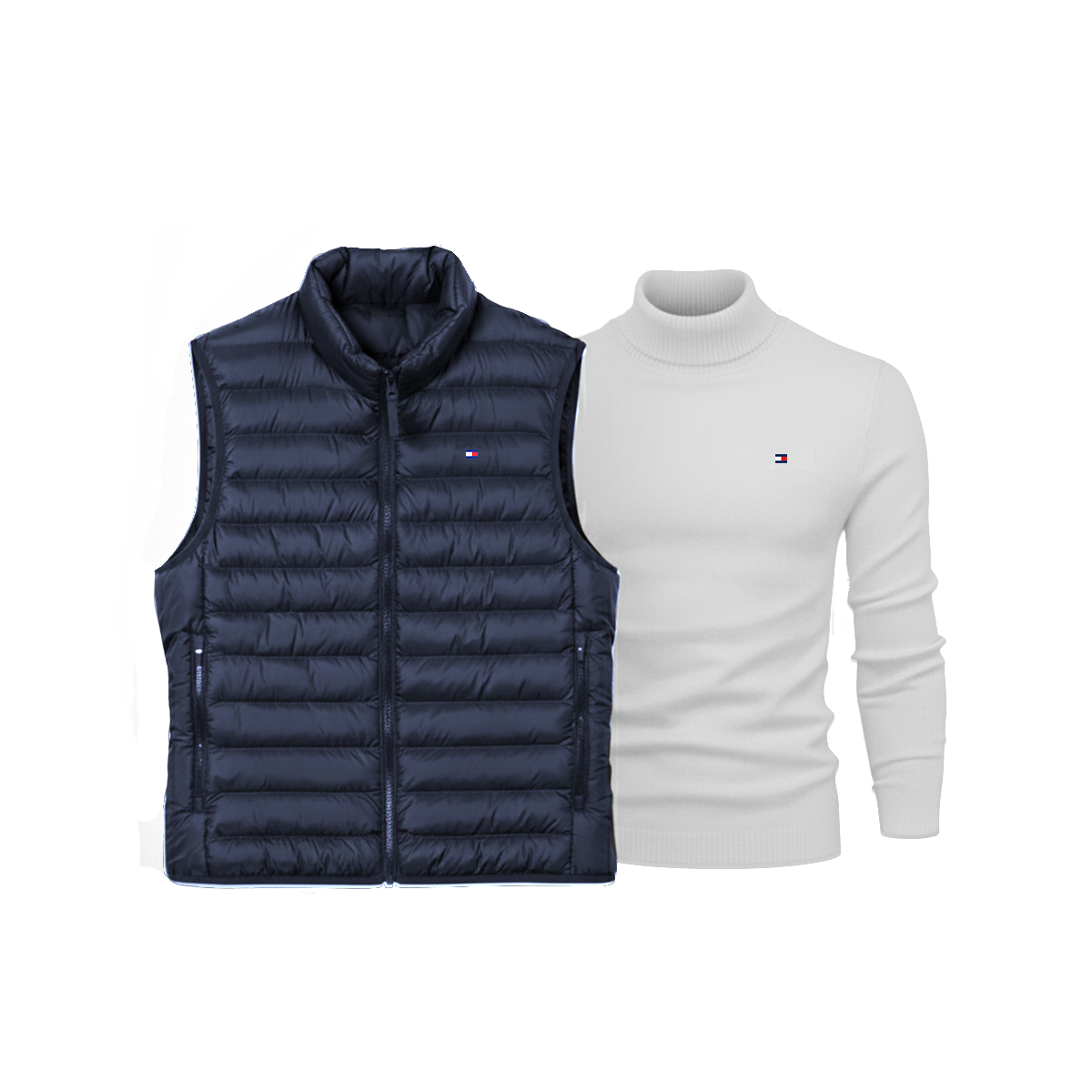 Gilet + Maglione a Collo Alto Gratuito (SVENDITA)