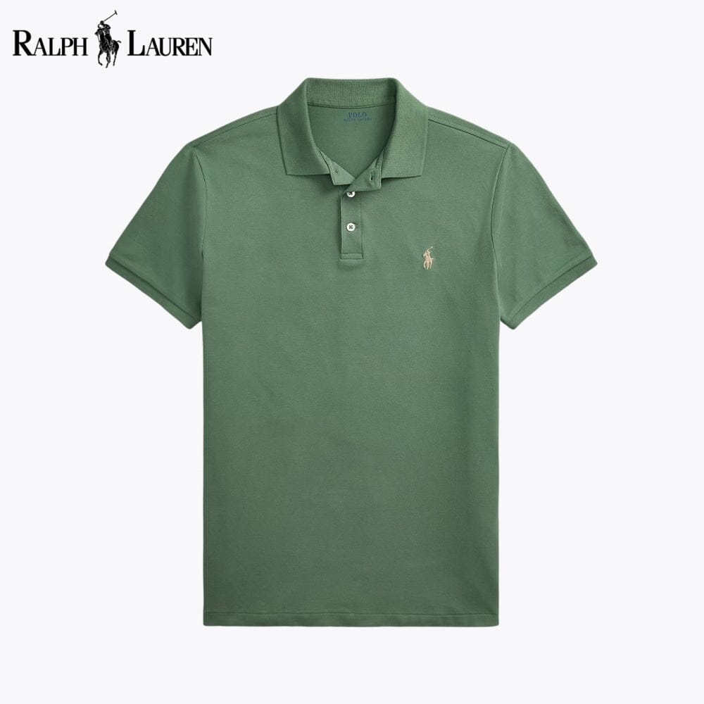 RL Custom Slim Fit Stretch Mesh Polo Shirt