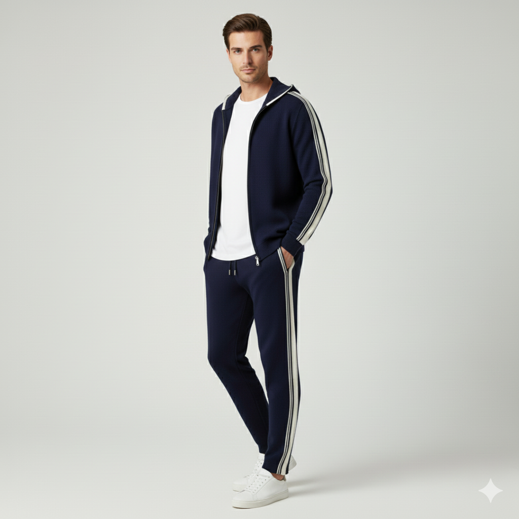100% CASHMERE TRACKSUIT