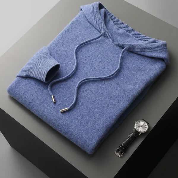 Pure Cashmere Hoodie Sweater